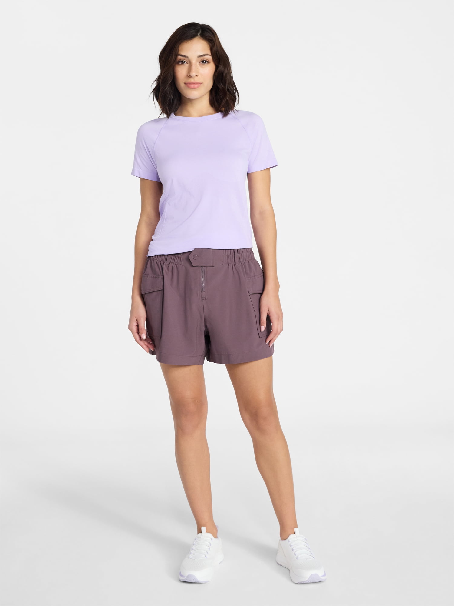 Avia Women's Seamless Tee with Short Sleeves, Sizes XS-XXXL