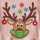 thumbnail image 5 of Top de abrigo de felpa con capucha y manga larga con botones de felpa con estampado navideño informal para mujer Pompotops  FGAJ22622, 5 of 5