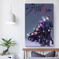 thumbnail image 6 of Korean Pop Boy Band Poster Stray Kids Poster SKZ Kpop Canvas Art Poster Bedroom Gym Decorative Gift Wall Art Hanging Decor for Modern Family Corridor Posters, 6 of 6