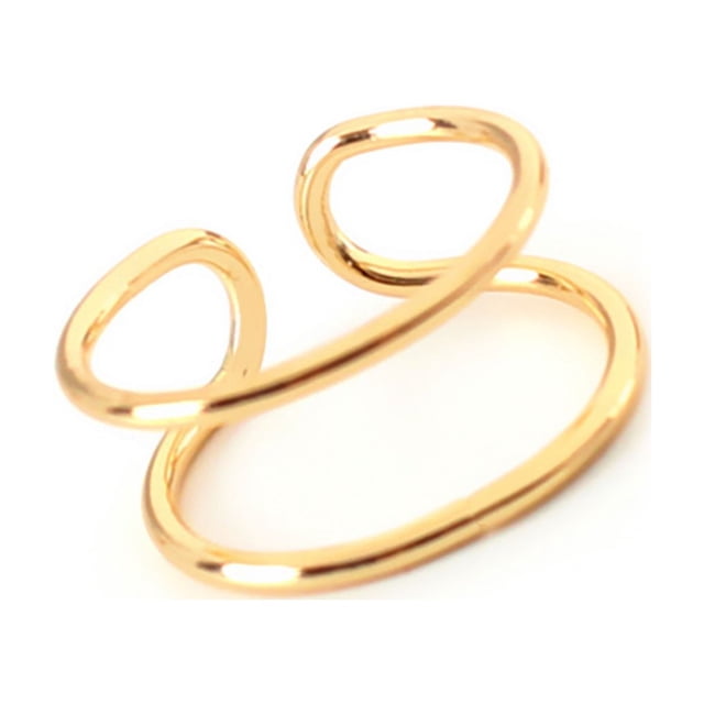 Anillos para boda Sonducket Aleación Abierto Ajustable Plata Oro