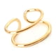 thumbnail image 2 of Anillo de Boda Qarigey Aleación Abierto Oro, 2 of 6