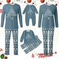 thumbnail image 5 of Shadoumai Matching Family Christmas Pajamas For Couples, Xmas Tree Print Tops Long Sleeve Holiday Sleepwear Sets For Mom Dad Fall Clothes, 5 of 6