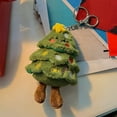 thumbnail image 4 of Cute Christmas Tree Plush Doll Keychain Stuffed Animal Toy Soft Green Plush Ornament for Backpack Gift Bag Charm Stocking Stuffer Christmas Decorations Holiday Gifts, 4 of 6