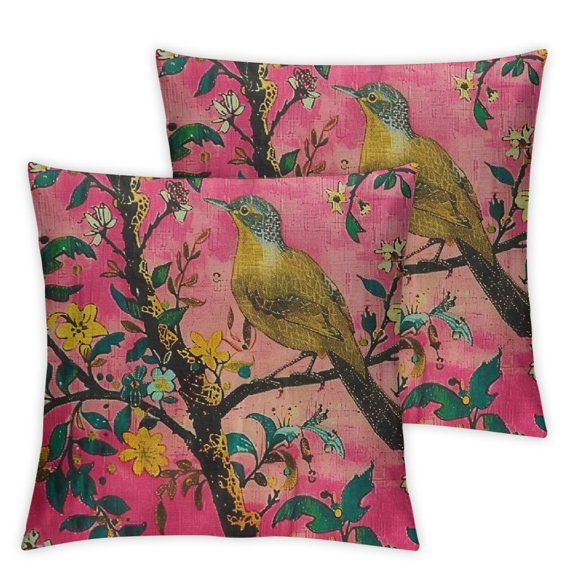 Burgundy Red Velvet Floral Flower Throw Pillow Sofa Cushion Cover Case Couch Colorful Accent Indian Handmade Cover Only