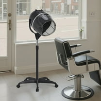 BarberPub Adjustable Bonnet Hood Hair Dryer with Wheel