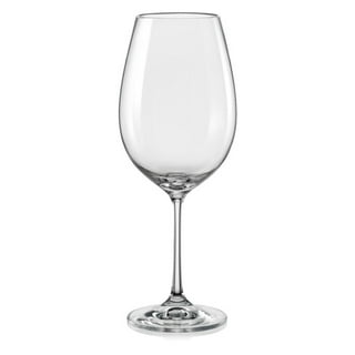 Red Vanilla Sandra All Purpose Wine Glass 15.25 oz Set of 6 - Clear