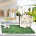 thumbnail image 5 of Football on Grass Dish Drying Mats Kitchen Mat Microfiber Counter Absorbent Dish Pad Drainer Rack 18"x24", 5 of 7