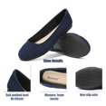 thumbnail image 5 of Ataiwee Women's Wide Width Flats Shoes - Casual Comfortable Round Plus Size Ballet Shoes., 5 of 5