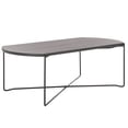 thumbnail image 4 of SAFAVIEH Vickie Glam Wood Coffee Table, Dark Grey Oak/Black, 4 of 10