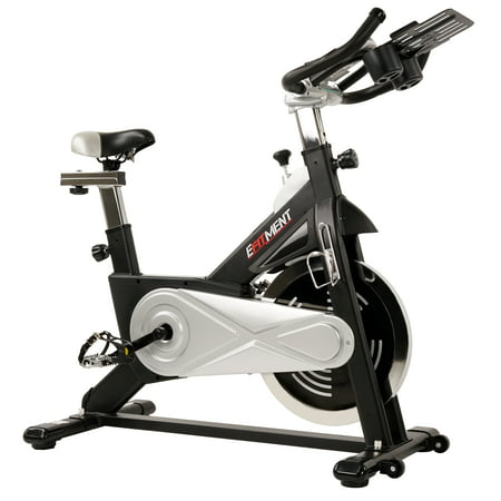 EFITMENT Indoor Cycling Exercise Bike w/ 40 lb Flywheel, Belt Drive, LCD Monitor with Pulse and Tablet Holder - (Best Driver For Me)