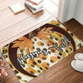thumbnail image 4 of Honeii Fall Farmhouse Pumpkins Pattern Door Mat, Welcome Door Mats Outdoor Indoor, Stain and Fade Resistant, Non-Slip Entry Matfor Bedroom, Bathroom, Kitchen, 4 of 7