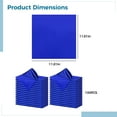 thumbnail image 5 of 100 PCS Royal Blue Cloth Napkins, 12 in Square Satin Napkins for Weddings, Napkins for Formal Events and Receptions, 5 of 6