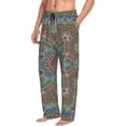 thumbnail image 6 of Yiaed Snowflake Colorful Print Men's Lounge Pants, Loose PJ Bottoms, Long Pajama Pants for Men-Small, 6 of 6