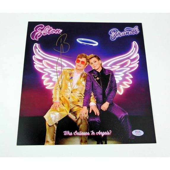 Brandi Carlile Signed Who Believes In Angels Elton John Record Insert PSA/DNA COA