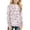 #A01-Dark Purple, variant on Girls Long Sleeve Shirts Size 6 Trendy Floral Print Crewneck Tshirts for Girls Fall Basic Girls Tops Cotton Girls Blouses