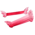 thumbnail image 4 of 20x Anillos de servilleta de mariposa Porta servilletas de papel Hebillas decorativas para servilletas Rojo reflectante, 4 of 9