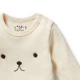 thumbnail image 3 of Wilson+Frenchy Organic Rib Long-Sleeved Top - Buttermilk (18-24 Months), 3 of 5