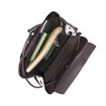 thumbnail image 4 of Balery Black White Spooky Ghosts Mochila de Cuero para Mujeres, Gran Capacidad, Bolsa de Viaje Multifuncional, Mochila de Cuero y Bolsa de Hombro para Mujeres, 4 of 4