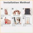 thumbnail image 6 of 3M Adhesive Hook and Loop Strips Heavy Duty, 24-Pairs(48 Strips) Double-Sided Sticky Picture Hanging Kit, Picture Hangers for Walls, Picture Hanging Hooks Without Nail, Removable Damage Free, 6 of 6