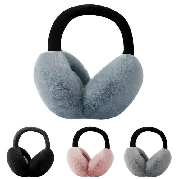 Women Winter Ear Muffs Faux Fur Warm Earmuffs Lady Girls Plush Ear Warmers Outdoor Ear Covers Headband