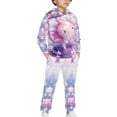 thumbnail image 2 of DISNIMO Cherry Blossom Axolotldie Hoodie Outfits for Girls 6-7 Hoodie with Pants for Boys 2 Piece Hoodie Set for Girls Pullover Hoodies And Joggers for Kids Tracksuit Set Girls Sweatshirt Pockets, 2 of 7
