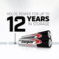 thumbnail image 3 of Energizer MAX D Batteries (4 Pack), D Cell Alkaline Batteries, 3 of 9