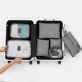 thumbnail image 3 of 7 Pcs Travel Storage Bags Multi-functional Clothing Sorting Packages, Travel Packing Compression Pouche, Luggage Organizer Pouch (grey), 3 of 4