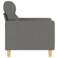 thumbnail image 2 of vidaXL Fauteuil Gris Foncé 60 cm Tissu, 2 of 5