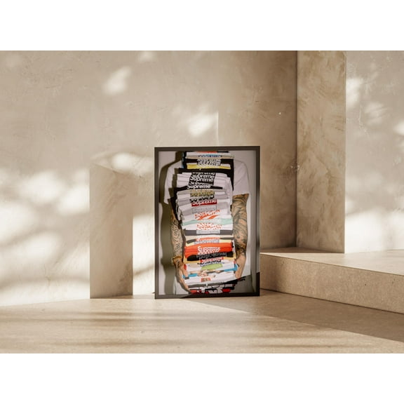 MSFCON Supreme Art Print | Hypebeast Wall Decor | Streetwear-Inspired Poster | Urban Fashion