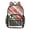 Diagonal Stripes, variant on Clear Backpack 12L Large Capacity Transparent Waterproof Deep Red Tartan Plaid