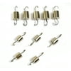 Cylinder Hooked Weights, Set of 10 - (5) 50g (5) 25g, Premium Brass - Retractable Hooks on both Ends of Weight - Eisco Labs