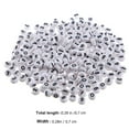 thumbnail image 2 of 100pcs White Acrylic Number Beads for Bracelet & Jewelry Making, 2 of 6