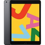 Restored Apple iPad 7 (7th Gen) 32GB Wi-Fi, 10.2" - Space Gray (2019) (Refurbished)