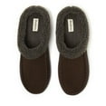 thumbnail image 4 of Dearfoams Men's Brendan Microsuede Moccasin Toe Clog Slipper, 4 of 7