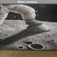 thumbnail image 5 of Ambesonne Cat Place Mats Set of 4, Whimsical Astronaut Kitty Moon, Standard Size, Dark Purple Grey Coconut, 5 of 5