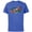 Royal Heather, variant on Star Wars Logo Cute Galactic Battles - Short Sleeve Cotton T-Shirt for Adults - Customized-White