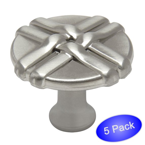 Cosmas® 7062SN Satin Nickel Cabinet Hardware Round Knob - 1-1/4" Diameter - 5 Pack