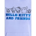 thumbnail image 4 of Sanrio, Men's & Big Men's Graphic Hoodie with Overshoulder Print, Hello Kitty, Sizes XS-5XL, 4 of 5