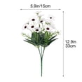thumbnail image 3 of Leodye 1PCS Lifelike Artificial Flower Stems Fake Floral Decor for Home office Table Centerpiece Wedding Party Decoration -12.99 × 5.91 in, 3 of 6