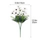 thumbnail image 3 of Margaritas artificiales, tallos falsos, flores de seda realistas para centros de mesa en el hogar y la oficina | Vegetación decorativa realista para jarrones de interior, 3 of 6