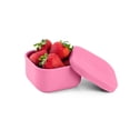 thumbnail image 1 of Omie OmieBox Recipientes de silicona para refrigerios a prueba de fugas para llevar, recipientes de almacenamiento de alimentos con tapa, recipiente Bento para almuerzo escolar, sin BPA, hermético, ap, 1 of 5