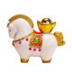 thumbnail image 1 of Figura de caballo de dibujos animados de estilo chino, estatua del año del caballo que trae riqueza, fortuna, caballo de la suerte, adorno decorativo de Feng Shui., 1 of 8
