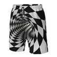 thumbnail image 5 of Naloa 3D Vortex Illusion Men's Beach Shorts, Surfing shorts, Swim trunks, Quick Dry Swim Trunks for Surfing Beach Fun - Large, 5 of 9