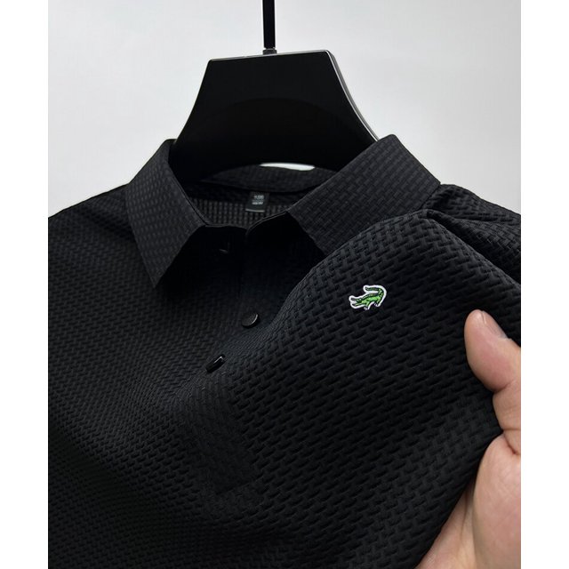 Camiseta de manga corta para hombre, POLO de alta calidad, transpirable, informal, de negocios, absorbe el sudor, novedad de verano, M-4XL
