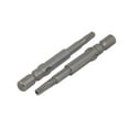 thumbnail image 1 of Bits de destornillador de seguridad Torx magnético T8 con vástago redondo de 4 mm, herramienta práctica de 40 mm de largo, 10 piezas, 1 of 3