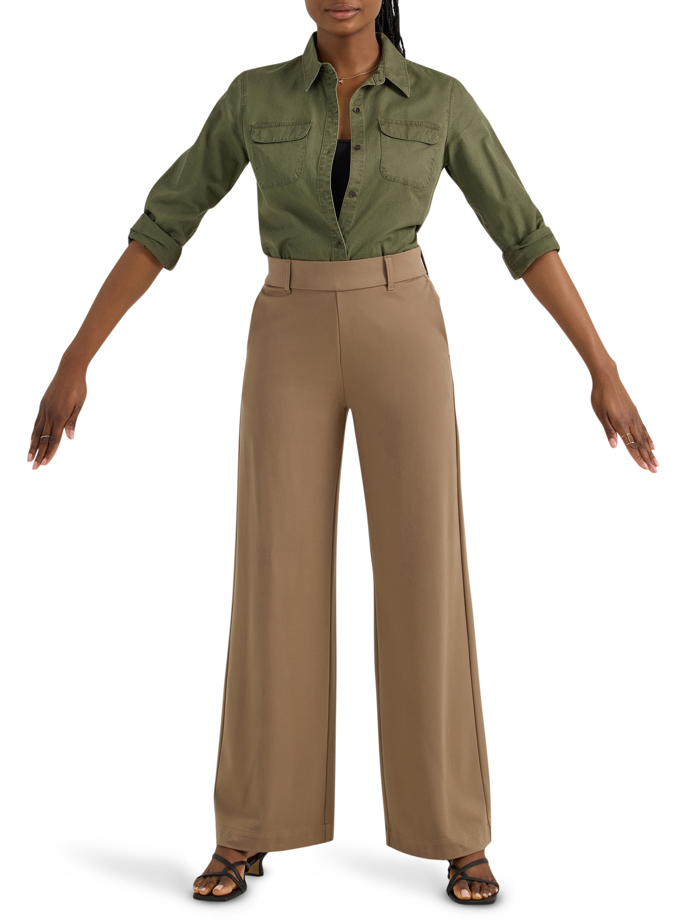 Lee® Women's Pull-On Comfort Waist A-Line Knit Pant