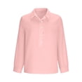 thumbnail image 7 of Mifsaly Linen Long Sleeve Shirt Women Collared Button Down Oversized Shirts Lightweight Casual Summer Beach Office Work Outfits 2026 L, 7 of 7