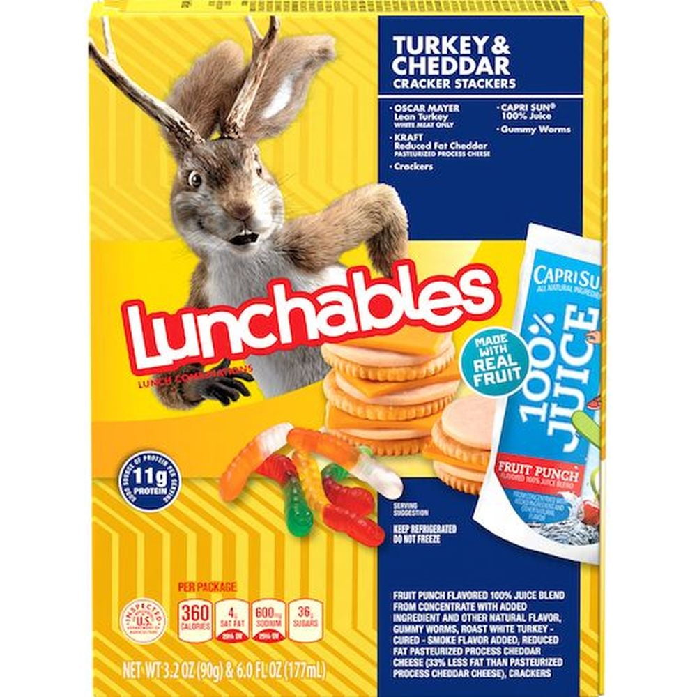 Lunchables Turkey and Cheddar Cracker Stackers Lunch Combination, 0.575