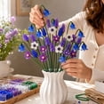 thumbnail image 5 of Byndra DIY Beaded Wildflower Bouquet Kit, Handmade Floral Craft Kit for Tabletop Flower Arrangement and Creative Home Decoration, 5 of 5