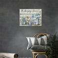 thumbnail image 2 of Farmhouse Bathroom Wall Art Country Rustic Christian Blue Flower Butterfly Pictures Wall Decor Religious Amazing Grace Canvas Prints Paintings Framed Artwork Home Decor For Bedroom Living Room 16"x12", 2 of 6